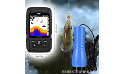 Проводной эхолот с цветным дисплеем для зимней рыбалки Lucky FF 718LIСD-T 200/83 кГц