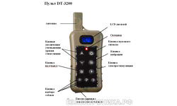Электронный ошейник для дрессировки собак Trainertec DT-3200
