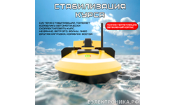 Прикормочный кораблик Amazin Amber с GPS и гироскопом